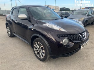 Location: Belvedere - 2013  NISSAN  JUKE SHIRO CVT 	 5 Door Hatchback 	 REG: PX62EPN, 1598cc Petrol , Variable Speed Auto Petrol 	, Former Keepers: 3, Keys: Yes, MOT Expiry date: 17.10.2025