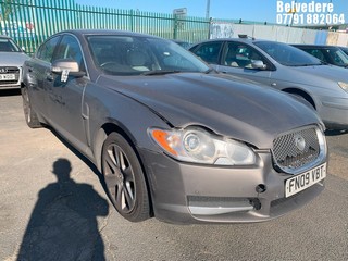 Location: Belvedere - 2009 JAGUAR XF PREMIUM LUXURY D V6 A 4 Door Saloon REG: FN09VBT, Keys: No, MOT Expiry date: 24/09/2025, 2720 Diesel, 6 Speed Auto Diesel, Former Keepers: 3