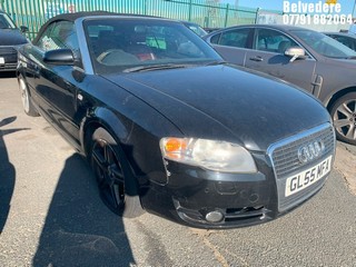 Location: Belvedere - 2006 AUDI A4 SPORT FSI AUTO Convertible REG: GL55MFA, Keys: No, MOT Expiry date: 08.08.2024, 1984 Petrol, Variable Speed Auto Petrol, Former Keepers: 8