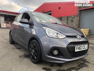 Location: Edinburgh - 2014 HYUNDAI I10 SE  5 DOOR HATCHBACK REG: FH63CEJ, 998cc PETROL, 5 SPEED MANUAL PETROL, Former Keepers: 3, Keys: Yes, MOT Expiry date: 04/10/2024