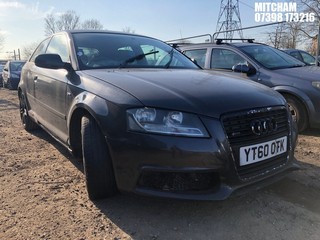 Location: Mitcham - 2010 AUDI A3 S LINE 158 TFSI 3 Door Hatchback REG: YT60OTK, Keys: No, MOT Expiry date: 18/04/2024, 1798 Petrol, 6 Speed Manual Petrol, Former Keepers: 9