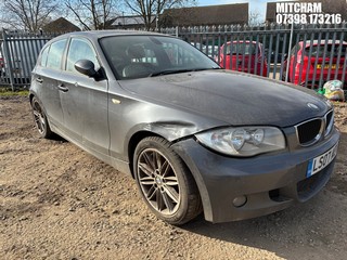 Location: Mitcham - 2007 BMW 118D M SPORT AUTO 5 Door Hatchback REG: LS07AEV, Keys: No, MOT Expiry date: 09/02/2025, 1995 Diesel, 6 Speed Auto Diesel, Former Keepers: 7