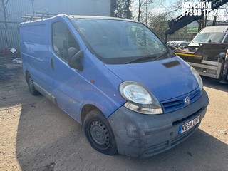 Location: Mitcham - 2005 NISSAN PRIMASTAR SE DCI100 SWB Panel Van REG: KB54UNY, Keys: No, MOT Expiry date: 06/03/2023, 1870 Diesel, 6 Speed Manual Diesel, Former Keepers: 3