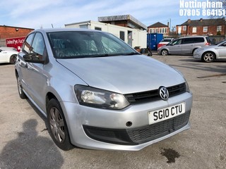 Location: Nottingham - 2010 VOLKSWAGEN POLO S 60 5 Door Hatchback REG: SG10CTU, Keys: No, MOT Expiry date: 24/11/2025, 1198 Petrol, 5 Speed Manual Petrol, Former Keepers: 12