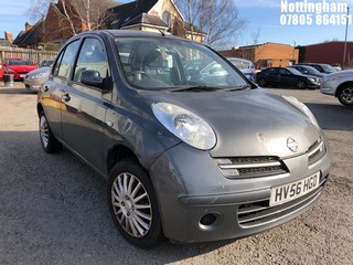 Location: Nottingham - 2006 NISSAN MICRA SE AUTO 5 Door Hatchback REG: HV56HGD, Keys: No, MOT Expiry date: 04/06/2024, 1386 Petrol, 4 Speed Auto Petrol, Former Keepers: 5