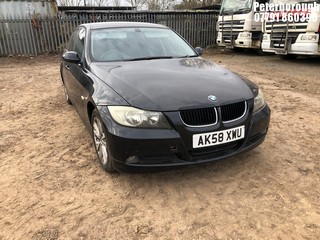 Location: Peterborough - 2008  BMW  318D EDITION ES 	 4 Door Saloon 	 REG: AK58XWU, 1995cc Diesel 	, 6 Speed Manual Diesel 	, Former Keepers: 7, Keys: Required, MOT Expiry date: 25/09/2024