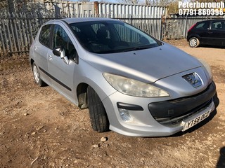 Location: Peterborough - 2008 PEUGEOT 308 S DT 5 Door Hatchback REG: YT58DCZ, Keys: Yes, MOT Expiry date: 02/11/2023, 1560 Diesel, 5 Speed Manual Diesel, Former Keepers: 4
