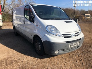 Location: Peterborough - 2014 NISSAN PRIMASTAR SE LWB DCI Panel Van REG: BN64WHB, Keys: No, MOT Expiry date: 05/04/2025, 1995 Diesel, 6 Speed Manual Diesel, Former Keepers: 3