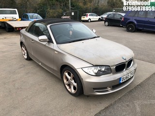 Location: BRENTWOOD - 2010 BMW 118I SPORT 	 CONVERTIBLE REG: DU60ZFO, 1995cc PETROL, 6 SPEED MANUAL PETROL, Former Keepers: 2, Keys: No, MOT: Expiry date14/09/2023