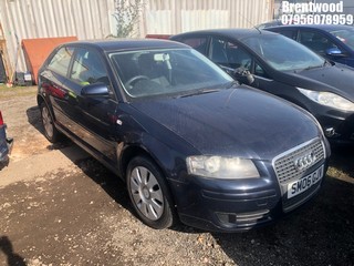 Location: Brentwood - 2006 AUDI A3 SPECIAL EDITION A 3 Door Hatchback REG: SM06GJV, Keys: No, MOT Expiry date: 21/06/2025, 1595 Petrol, 6 Speed Auto Petrol, Former Keepers: 3