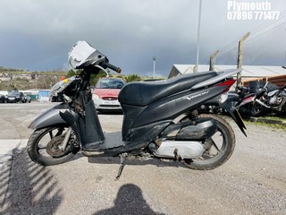 Location: Plymouth - 2014 HONDA NSC 110 E-E Motorcycle REG: VE64GJF, Keys: No, MOT Expiry date: 21/07/2023, 108 Petrol, , Former Keepers: 1