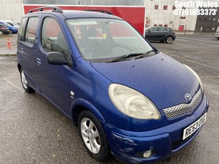 Location: South Wales - 2003 TOYOTA YARIS T SPIRIT AUTO MPV REG: RE53OXG, 1299cc PETROL, 4 SPEED AUTO PETROL, Former Keepers: 2, Keys: Yes, MOT Expiry date: 10/10/2024