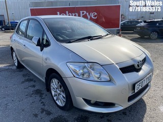Location: South Wales - 2007 TOYOTA AURIS TR VVT-I S-A 5 Door Hatchback REG: GF07TVD, Keys: No, MOT Expiry date: 10/07/2024, 1598 Petrol, 5 Speed Semi Auto Petrol, Former Keepers: 5