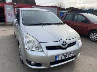 Location: Hull - 2008 TOYOTA COROLLA VERSO SR VVT-I MPV REG: LV08YTO, Keys: No, MOT Expiry date: 28/06/2024, 1794 Petrol, 5 Speed Manual Petrol, Former Keepers: 4
