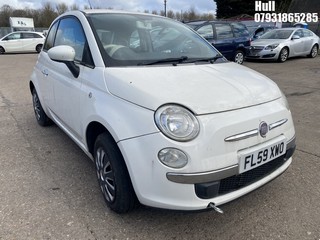 Location: Hull - 2009 FIAT 500 POP 3 Door Hatchback REG: FL59XWO, Keys: No, MOT Expiry date: 28/07/2024, 1242 Petrol, 5 Speed Manual Petrol, Former Keepers: 4
