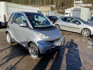 Location: Leeds - 2009 SMART FORTWO PASSION MHD AUTO Coupe REG: MW09OBK, Keys: No, MOT Expiry date: 14-10-2025, 999 Petrol, 5 Speed Auto Petrol, Former Keepers: 2