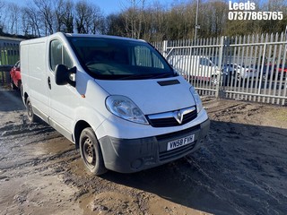 Location: Leeds - 2008 VAUXHALL VIVARO 2700 CDTI SWB Panel Van REG: VN58FVH, Keys: No, MOT Expiry date: 23-07-2025, 1995 Diesel, 6 Speed Manual Diesel, Former Keepers: 7