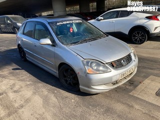 Location:  Hayes - 2004 HONDA CIVIC VTEC EXECUTIVE 5 Door Hatchback REG: OW53WCK, Keys: No, MOT Expiry date: 23/12/2024, 1590 Petrol, 5 Speed Manual Petrol, Former Keepers: 6