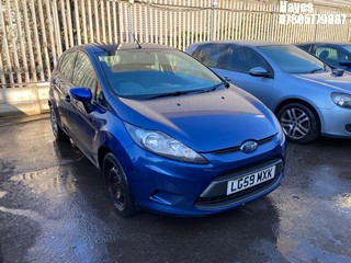 Location:  Hayes - 2009 FORD FIESTA STYLE PLUS AUTO 5 Door Hatchback REG: LG59MXK, Keys: No, MOT Expiry date: 27/10/2025, 1388 Petrol, 4 Speed Auto Petrol, Former Keepers: 5