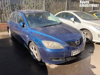 Location:  Hayes - 2008 MAZDA 3 TS 5 Door Hatchback REG: AFZ8269, Keys: No, MOT Expiry date: 22/01/2025, 1598 Petrol, 5 Speed Manual Petrol, Former Keepers: 7