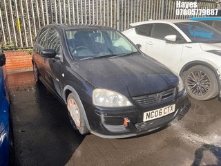 Location:  Hayes - 2006 VAUXHALL CORSA DESIGN 16V TWINPORT 5 Door Hatchback REG: NC06CTX, Keys: No, MOT Expiry date: 13/10/2024, 1364 Petrol, 5 Speed Manual Petrol, Former Keepers: 4