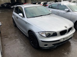 Location:  Hayes - 2004 BMW 116I 5 Door Hatchback REG: DV54FTY, Keys: No, MOT Expiry date: 09/02/2025, 1596 Petrol, 5 Speed Manual Petrol, Former Keepers: 7