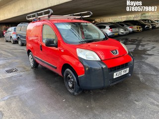 Location:  Hayes - 2010 PEUGEOT BIPPER S HDI Panel Van REG: KU10YWS, Keys: No, MOT Expiry date: 21/02/2025, 1399 Diesel, 5 Speed Manual Diesel, Former Keepers: 7