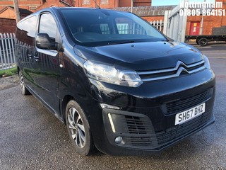 Location: Nottingham - 2017  CITROEN  SPACETOURER BUSI BHDI S/S  MPV  REG: SH67BHZ, 1560cc Diesel , 6 Speed Semi Auto Diesel , Former Keepers: 3, Keys: Yes, MOT Expiry date: 11/10/2024