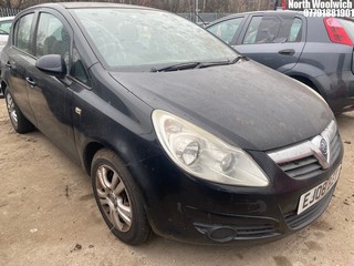 Location: North Woolwich - 2008 VAUXHALL CORSA BREEZE 5 Door Hatchback REG: EJ08BZT, Keys: No, MOT Expiry date: 28/10/2024, 1229 Petrol, 5 Speed Manual Petrol, Former Keepers: 6