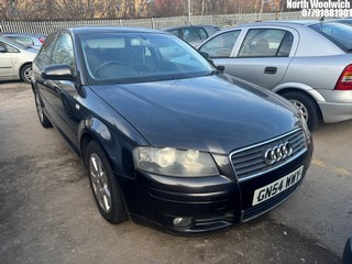 Location: North Woolwich - 2004 AUDI A3 SE FSI AUTO 3 Door Hatchback REG: GN54WWY, Keys: No, MOT Expiry date: 01/01/2025, 1984 Petrol, 6 Speed Auto Petrol, Former Keepers: 7