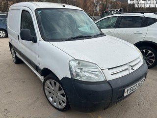 Location: North Woolwich - 2003 CITROEN BERLINGO 600D X Car Derived Van REG: YS03HZE, Keys: No, MOT Expiry date: 15/03/2024, 1868 Diesel, 5 Speed Manual Diesel, Former Keepers: 10