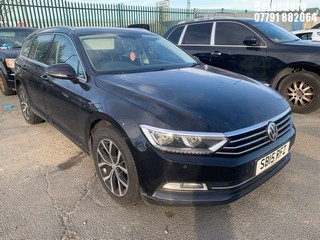 Location: BELVEDERE - 2015 VOLKSWAGEN PASSAT SE TDI BMOTION TEC ESTATE REG: SB15RFZ, 1598cc DIESEL, 7 SPEED S-AUTO DIESEL, Former Keepers: 3, Keys: No, MOT: Expiry date25.03.2025