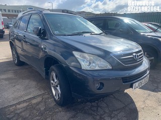 Location: BELVEDERE - 2006 LEXUS RX400 H SE CVT ESTATE REG: LJ06OGO, 3311cc HYBRID ELECTRIC, VARIABLE 1 SPEED AUTO PETROL/E, Former Keepers: 4, Keys: No, MOT: Expiry date24/06/2025