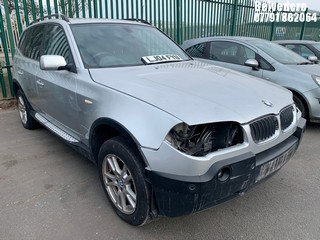 Location: BELVEDERE - 2004 BMW X3 SE AUTO ESTATE REG: LJ04FYU, 2494cc PETROL, 5 SPEED AUTO PETROL, Former Keepers: 5, Keys: No, MOT: Expiry date12/04/2025
