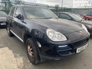 Location: BELVEDERE - 2005 PORSCHE CAYENNE TIPTRONIC S  ESTATE REG: HX05VDL, 3189cc PETROL, AUTOMATIC , Former Keepers: 12, Keys: Yes, MOT: Expiry date08.11.2024