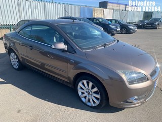Location: Belvedere - 2007 FORD FOCUS CC-3 Coupe REG: EA07FDO, Keys: No, MOT Expiry date: 16/02/2025, 1999 Petrol, 5 Speed Manual Petrol, Former Keepers: 4