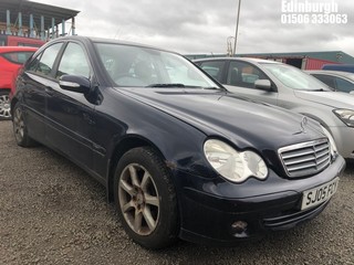 Location: Edinburgh - 2005 MERCEDES C200 KOMP. CLASSIC SE A 4 Door Saloon REG: SJ05FCY, Keys: No, MOT Expiry date: 26/06/2024, 1796 Petrol, 5 Speed Auto Petrol, Former Keepers: 5