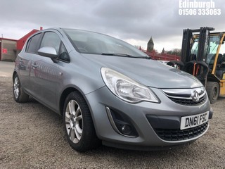 Location: Edinburgh - 2011 VAUXHALL CORSA SXI AC 5 Door Hatchback REG: DN61FSC, Keys: No, MOT Expiry date: 19/10/2024, 1398 Petrol, 5 Speed Manual Petrol, Former Keepers: 6
