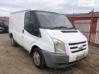Location: Edinburgh - 2008 FORD TRANSIT 85 T260 FWD Panel Van REG: R44NLY, Keys: No, MOT Expiry date: 09/10/2024, 2198 Diesel, 5 Speed Manual Diesel, Former Keepers: 4