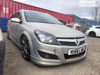 Location: Edinburgh - 2008 VAUXHALL ASTRA SRI CDTI 150 XPACK Estate REG: VU58LXW, Keys: No, MOT Expiry date: 08/03/2024, 1910 Diesel, 6 Speed Manual Diesel, Former Keepers: 13