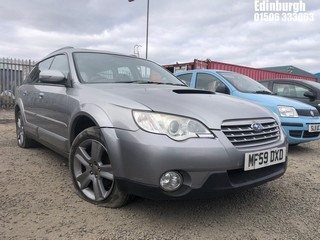 Location: Edinburgh - 2009 SUBARU OUTBACK RE BOXER TD Estate REG: MF59DXD, Keys: No, MOT Expiry date: 07/02/2023, 1998 Diesel, 5 Speed Manual Diesel, Former Keepers: 5