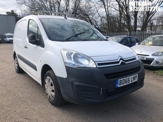 Location: MITCHAM - 2016 CITROEN BERLINGO 850 EN-PRISE BLU PANEL VAN REG: BD66LNY, 1560cc DIESEL, 5 SPEED MANUAL DIESEL, Former Keepers: 5, Keys: No, MOT: Expiry date29/11/2024