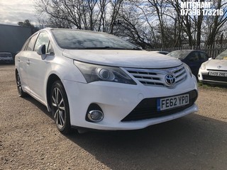 Location: MITCHAM - 2012 TOYOTA AVENSIS TR VALVEMATIC CVT  ESTATE REG: FE62YPD, 1798cc GAS, VARIABLE SPEED AUTO PETROL, Former Keepers: 6, Keys: No, MOT: Expiry date09/05/2025