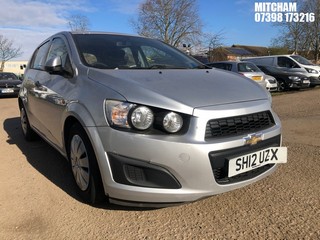Location: MITCHAM - 2012 CHEVROLET  AVEO LS 5 DOOR HATCHBACK REG: SH12UZX, 1229cc PETROL, 5 SPEED MANUAL PETROL, Former Keepers: 6, Keys: No, MOT: Expiry date09/06/2025