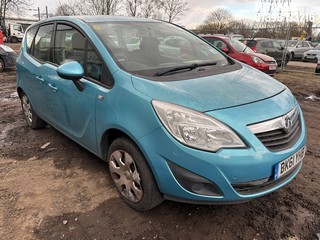 Location: Mitcham - 2011 VAUXHALL MERIVA EXCLUSIV MPV REG: BK61YHB, Keys: No, MOT Expiry date: 27/10/2025, 1398 Petrol, 5 Speed Manual Petrol, Former Keepers: 6