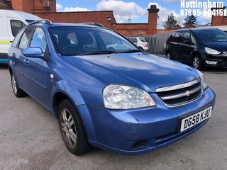 Location: Nottingham - 2008 CHEVROLET LACETTI SX Estate REG: DG58KJU, Keys: No, MOT Expiry date: 17/09/2024, 1598 Petrol, 5 Speed Manual Petrol, Former Keepers: 4