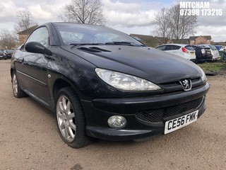 Location: Mitcham - 2006 PEUGEOT 206 ALLURE CC S-A Coupe REG: CE56FMK, Keys: No, MOT Expiry date: 28/08/2024, 1587 Petrol, 4 Speed Semi Auto Petrol, Former Keepers: 6
