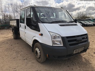 Location: Peterborough - 2008  FORD  TRANSIT 100 T350L D/C RWD 	 Dropside Lorry 	 REG: NA08OLW, 2402cc Diesel , 5 Speed Manual Diesel 	, Former Keepers: 6, Keys: Yes, MOT Expiry date: 24/05/2024