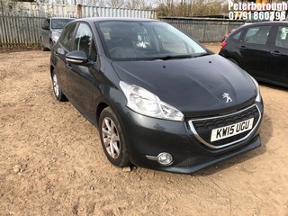 Location: Peterborough - 2015 PEUGEOT 208 ACTIVE 5 Door Hatchback REG: KW15UGU, Keys: No, MOT Expiry date: 01/06/2025, 1200 Petrol, 5 Speed Manual Petrol, Former Keepers: 7
