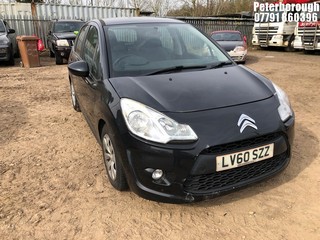 Location: Peterborough - 2010 CITROEN C3 VT 5 Door Hatchback REG: LV60SZZ, Keys: No, MOT Expiry date: 13/03/2025, 1124 Petrol, 5 Speed Manual Petrol, Former Keepers: 5